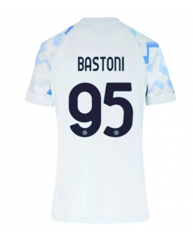 Billige Fotballdrakt Inter Milan Alessandro Bastoni #95 Replika Bortedrakt Dame 2025-26 Kortermet Billige Fotballdrakt Inter Milan Alessandro Bastoni #95 Replika Bortedrakt Dame 2025-26 Kortermet